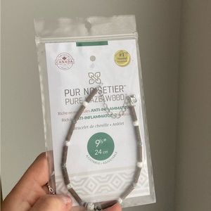 Pure hazel wood anti inflammatory anklet